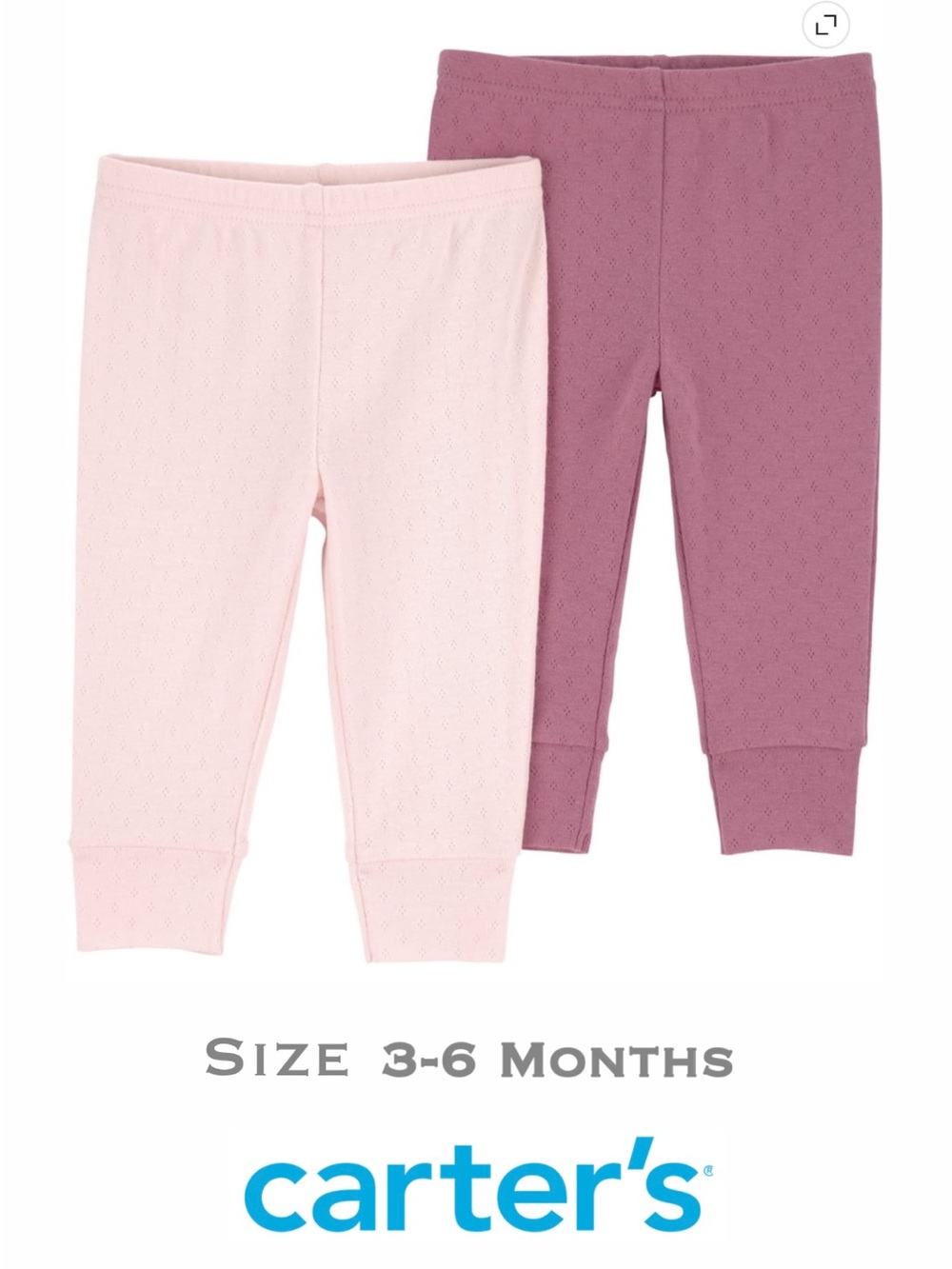 💥🆕💥 Carter's Baby Girls Pants - 2-Pack
